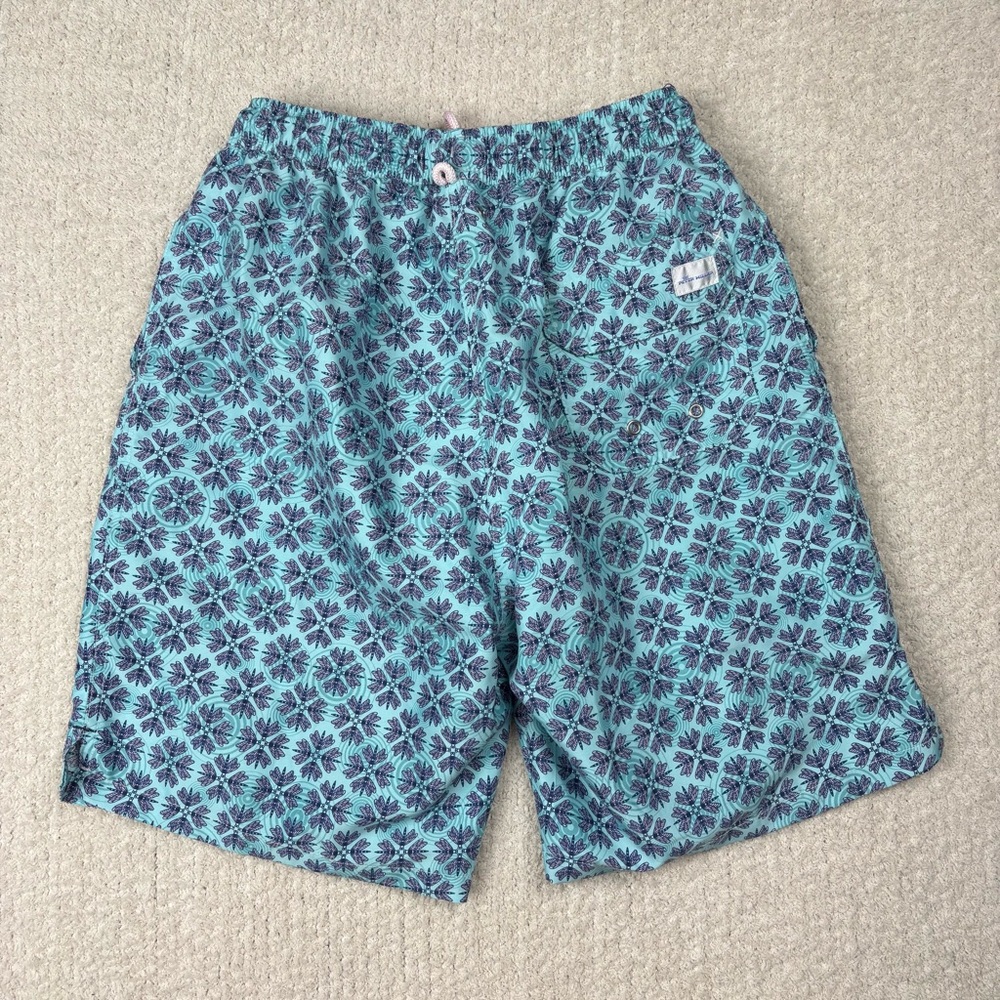 Peter Millar Swim‎ Trunks Mens Small Blue Seaside Collection Dragon Fly Print - Picture 5 of 14